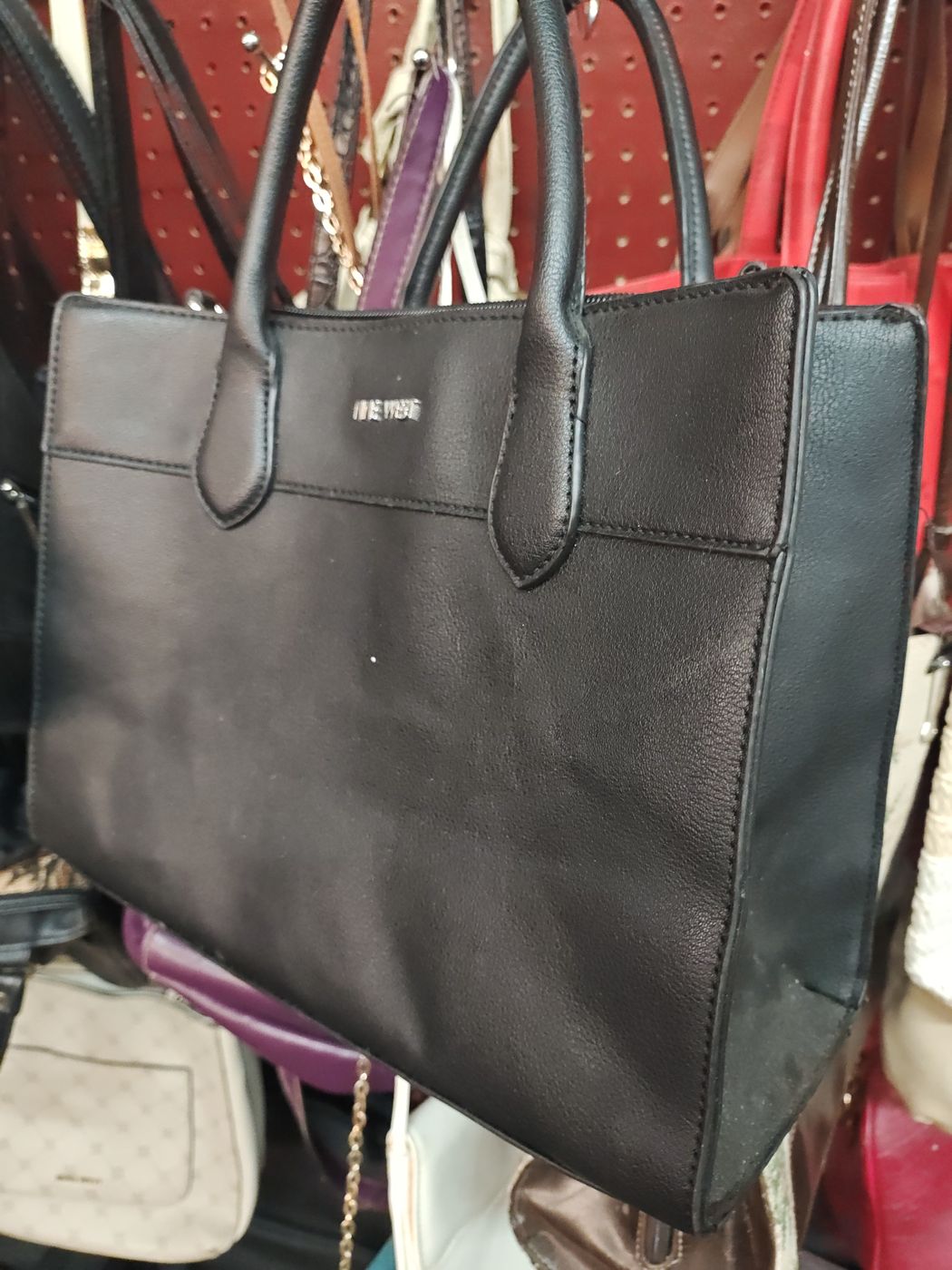 Black Nine West satchel handbag